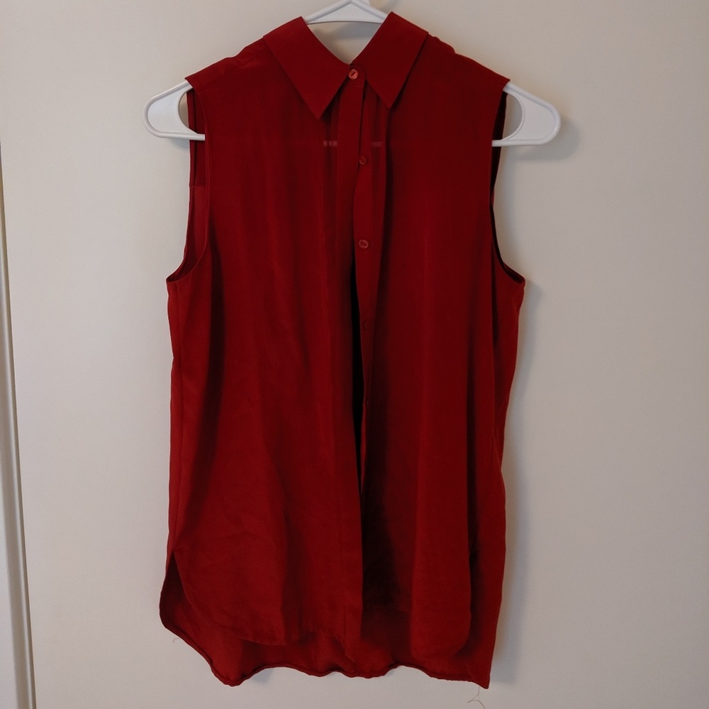 Vince silk blouse - short sleeve